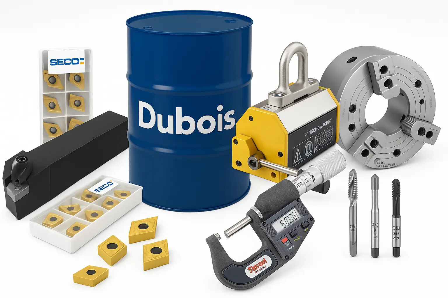 suplementos industriales insertos carburo chuck micrometro lifter manual fluido de corte
