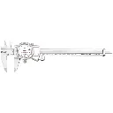 VERNIER DE CARATULA 6" MOD.3202-6