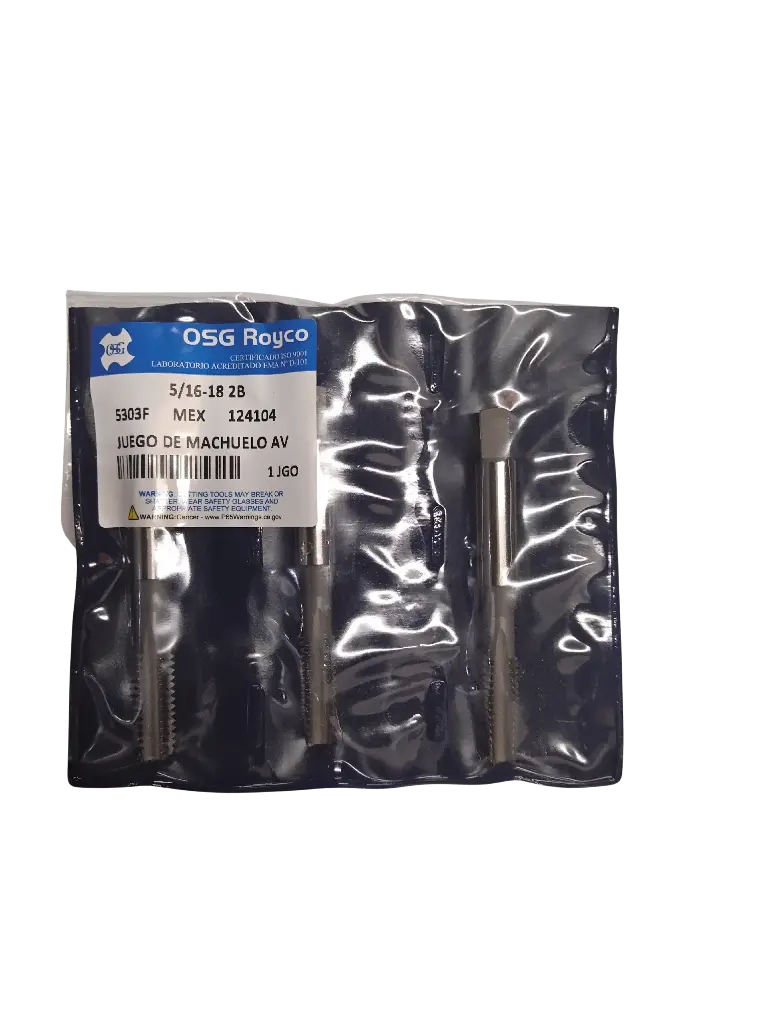 MACHUELO 5/16"-18 UNC SET - EDP 124104