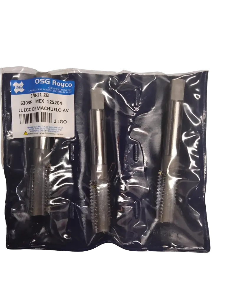 MACHUELO 5/8"-11 UNC SET - EDP 125204