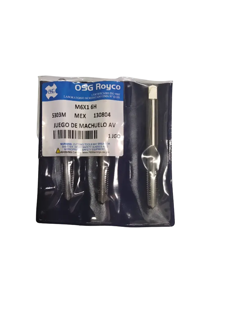 MACHUELO M6-1.00 MM SET - EDP 130804