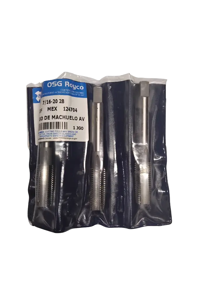MACHUELO 7/16"-20 UNF SET - EDP 