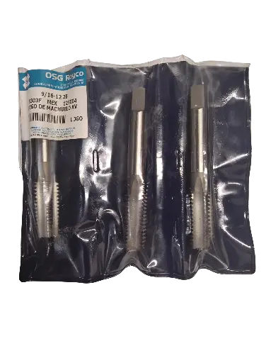 [125004] MACHUELO 9/16"-12 UNC SET - EDP 125004